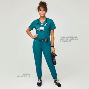 Figs Pacific Blue Zamora Jogger Scrub Pants